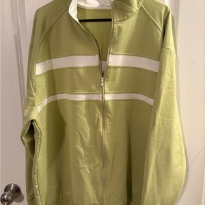 Nike Golf Cream and Green Jacket